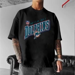 Vintage Nfl Miami Football Crewneck Tshirt Football Shirt Unisex Tee